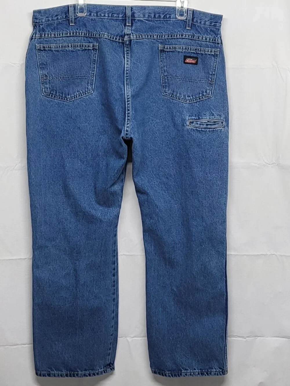 Dickies Mens Jeans 42 X 30 Relaxed Fit Blue Denim Pants Heavyweight 100% Cotton